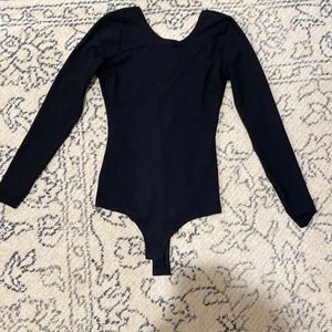 NWOT Spanx Suit Yourself Long Sleeve Scoop Neck Bodysuit